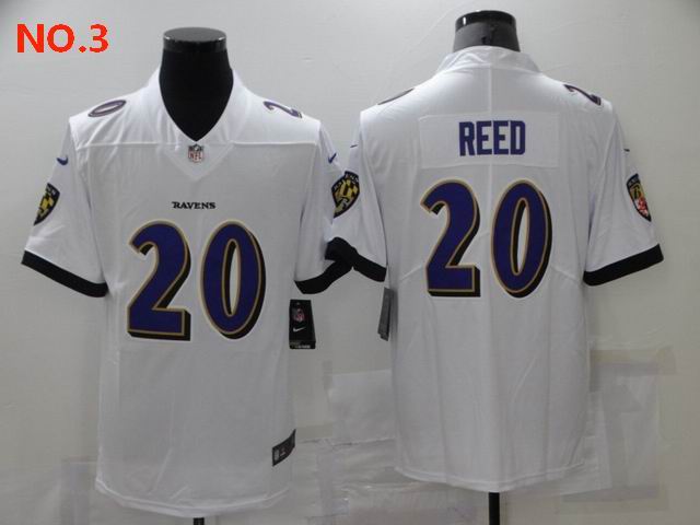 Men's Baltimore Ravens 20 Ed Reed Jesey NO.3;
